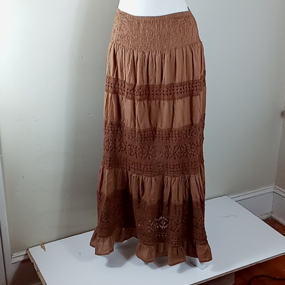 EarthBound Trading Co. Boho Maxi Skirt